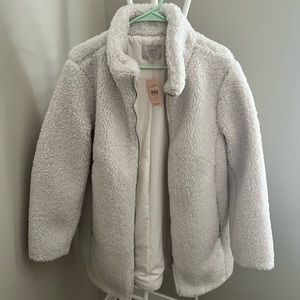 NEW! Sherpa parka in cream